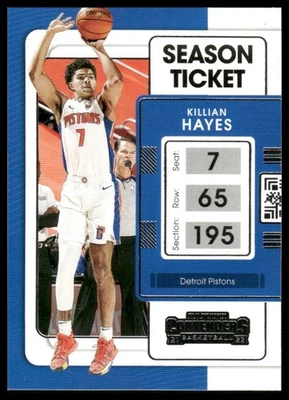 2021-22 Panini Contenders #78 Killian Hayes - Image 1 of 2