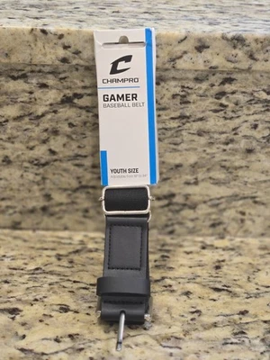 Black Youth Uniform Belt - 18" - 36"  ~ Sports Athletic Softball Baseball Soccer - Image 1 of 4