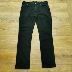 Pantalones de mezclilla Levi's 511 para hombre W36 L32 negros ajustados elásticos premium cremallera grande E - Imagen 1 de 12