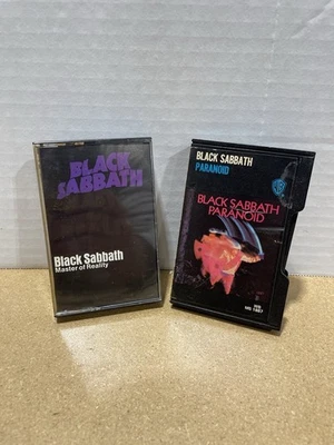 Black Sabbath Paranoid (Slipcase) & Master Of Reality Cassette OZZY OSBOURNE - Image 1 of 4