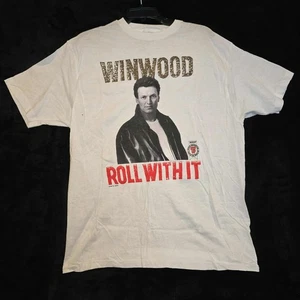 VTG NWOT Original Steve Winwood "Roll With It" 1988 Concert Tour T-Shirt Size XL - Picture 1 of 11