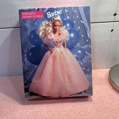 VTG 1992 Golden Barbie 100 Piece Jigsaw Puzzle (4605E-60) NEW. SEALED - Image 1 of 4