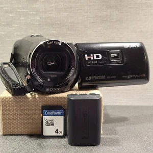 Sony Handycam HDR-PJ220E Handheld HD Projector Camcorder Black Tested - Picture 1 of 11
