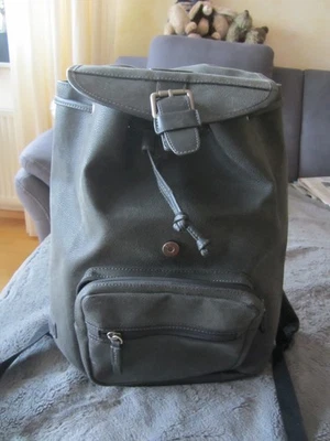 Camel aktiv Leder Rucksack dunkel grau Neu ansehen! - Bild 1 von 4