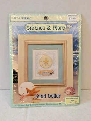 True Colors Stitches & More Sand Dollar Cross Stitch Kit #05092556 Grannycore - Image 1 of 4