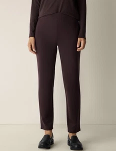 Eileen Fisher Talla GRANDE Mujer Marrón Hasta el Tobillo Pantalones Informales - Imagen 1 de 6