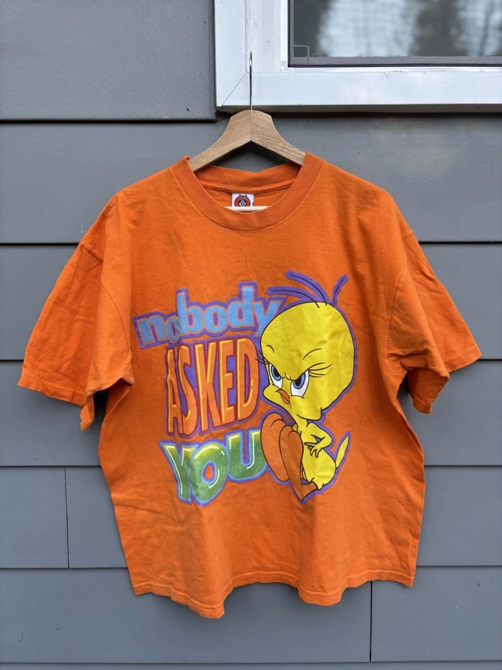 Camiseta naranja para mujer Looney Tunes Foto 1 de 4