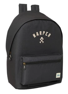 Safta HARPER & NEYER BLACK – Backpack for 15.6 Inch Laptop and USB, Ideal for Yo - Bild 1 von 5