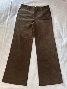 J.Crew Wide Leg Brown Corduroy Stretch Pants Women’s 8 - Picture 1 of 8