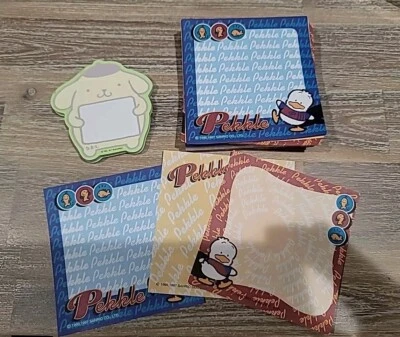 Pompompurin & Pekkle Stationery Set 100+ pc Vintage 1997 Hello Kitty Sanrio - Image 1 of 4