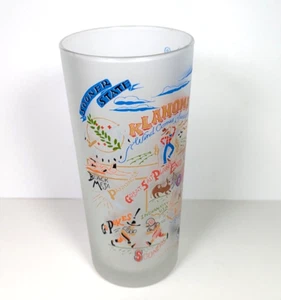 Oklahoma Milchglas Trinkglas Becher 15 Unzen Sooner State Tasse Catstudio Cat Studio - Bild 1 von 7