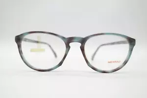 Vintage Menrad 157-375 Brown Blue Oval Glasses Eyeglass Frame Eyeglasses NOS - Picture 1 of 6