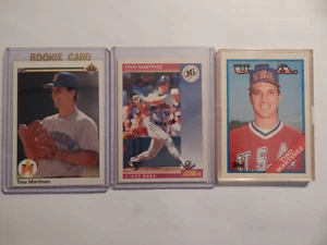 Lotto carte da baseball Tino Martinez Topps USA RC Rookie 66T Upper Deck 37 Yankees - Foto 1 di 5