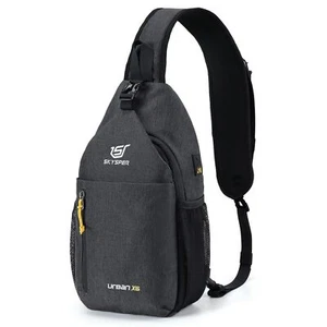Sling Bag Crossbody Backpack - Chest Shoulder Cross Body Bag Travel Hiking Ca... - Picture 1 of 6