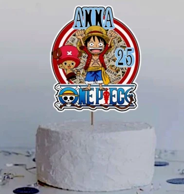 Цельное украшение для торта на тему аниме на заказ - Изображение 1 из 4