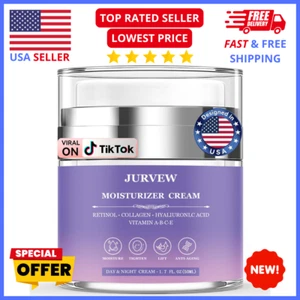 Retinol Face Moisturizer & Neck Firming Cream Collagen Boost for Tight, Youthful - Picture 1 of 7