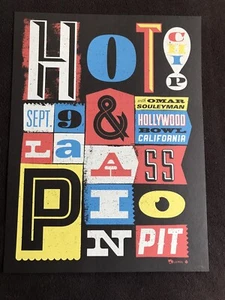 Hollywood Bowl Official 9/9/12 Poster Sign Print #216/300 Limited Edition Signed - Picture 1 of 12