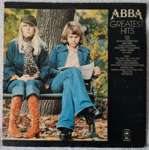 ABBA - GREATEST HITS - VINYL LP RECORD - 1976 - EPIC EPC 69218 - Picture 1 of 5