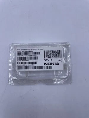 Alcatel Lucent 3HE00062CB SFP-GIGE RJ45 R6/6 Base-T -40/85C Transceiver Module - Image 1 of 2