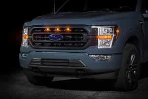 2021-2023 Ford F-150 Raptor Style Grille Lights Kit- Fits XL & XLT Grille - Foto 1 di 3