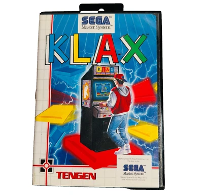 KLAX - Sega Master System - Game Tengen 1991 - Image 1 of 4