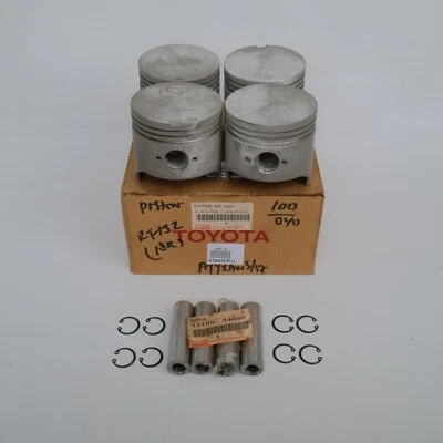 Toyota 18R поршень большого размера 1,00 новый из старых запасов подлинный Toyota Corona RT114 Hilux - Изображение 1 из 4