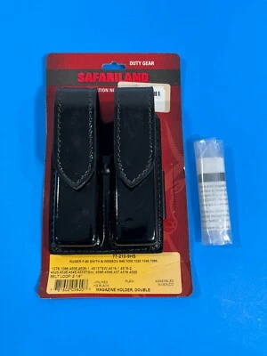 SAFARILAND 77-210-9HS DOUBLE MAG MAGAZINE HOLDER POUCH RUGER P-90 SMITH & WESSON - Image 1 of 4