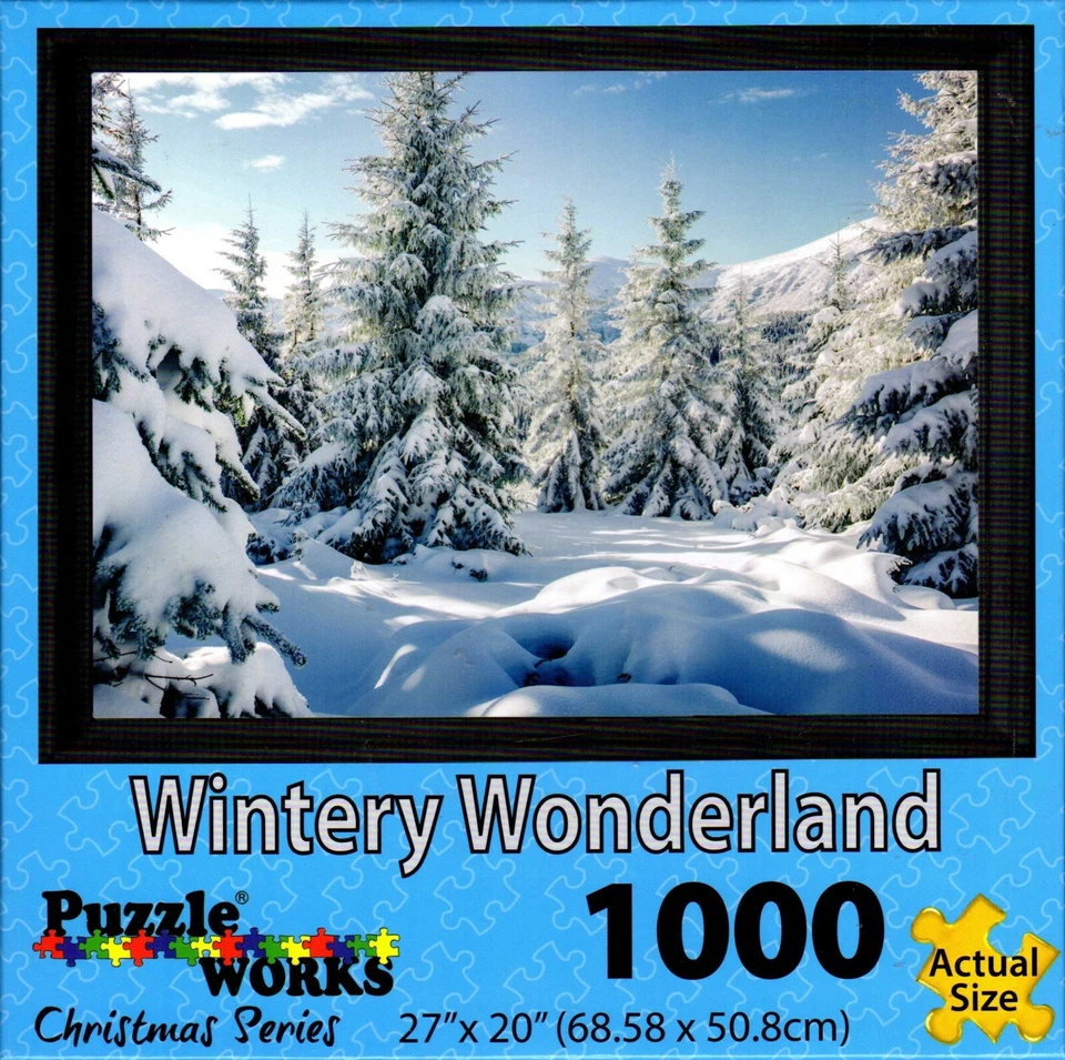 Wintery Wonderland 1000 Piece Jigsaw Puzzle