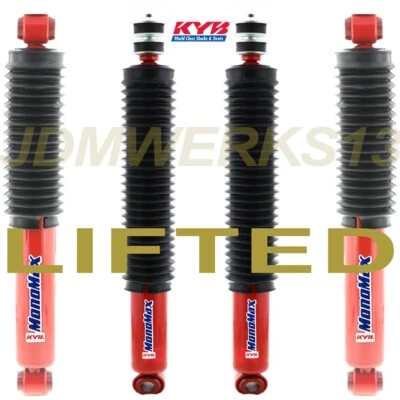 KYB MAX Duty SHOCKS 2 -3 pol levantado para TOYOTA HJ60 FJ60 LAND CRUISER 4 PORTAS 88-90 - Imagem 1 de 4