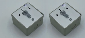 2 X Keyswitch with 3 keys each for Roller Shutters & Garage Doors - Picture 1 of 9