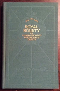 Royal Bounty : Evening Thoughts for the King's Guests (Hardcover) Havergal - Imagen 1 de 12