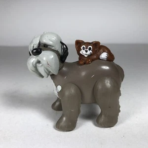 Vintage Disney 101 Dalmatiner Colonel Tibbs Hund Katze Spielzeug Figurine - Bild 1 von 9