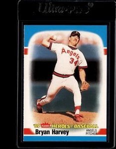 1989 Fleer Heroes of Baseball #21 Bryan Harvey - Picture 1 of 2