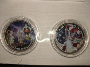 2 AMERICAN SPACE COIN COLLECTION Half Dollars UNCIRCULATED NIP - Bild 1 von 2