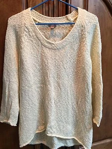 J. Jill Damen Pullover Gelb Gr. L Neu - Bild 1 von 3