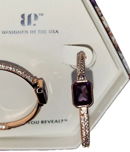 Bomb Party Feb 2025 Earrrings, ER91511, The Edge Of Sparkle-Rose Gold Plating - Picture 1 of 4