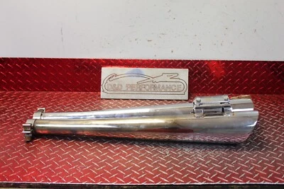 2014 HARLEY ELECTRA GLIDE AFTERMARKET EXHAUST SLIP ONS MEGA PHONE BAFFLES EG124 - Image 1 of 4