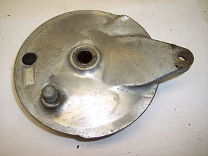 74 76 YAMAHA DT125 DT 125 100 YZ REAR BRAKE PLATE DRUM - Picture 1 of 2