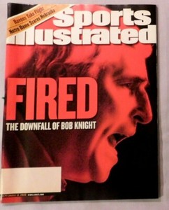 Bobby Knight Indiana Hoosiers FIRED 2002 Sports Illustrated 