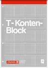 BRUNNEN T-Konten-Block A4, 25 Blatt