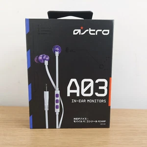 Astro Gaming A03 Monitores Intrauditivos Auriculares con Cable Púrpura/Blanco 3.5 mm Jack NUEVO - Imagen 1 de 6