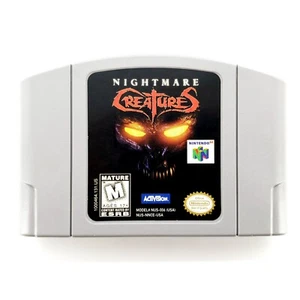 Nightmare Creatures (Nintendo 64, 1998) Authentic Cart Only Tested & Works - Picture 1 of 4