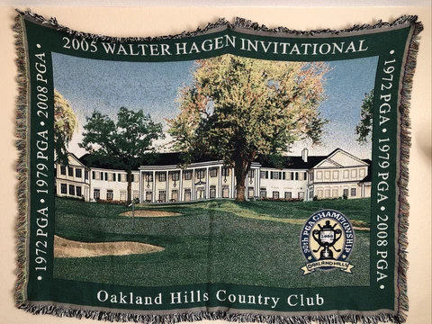 Golf Tapestry Blanket - 90th PGA Championships Cover