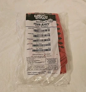 Red and Black Pillow Paws Slip-Resistant Socks - Picture 1 of 6