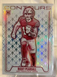2024 Panini Phoenix #CON-RPL Ricky Pearsall Contours Teal SN 49ers #/40 - Picture 1 of 5