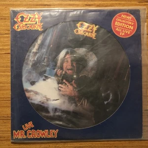 Ozzy Osbourne Mr. Crowley Live EP Picture Disk 12” In Shrink Rare CollectibleRIP - Picture 1 of 4