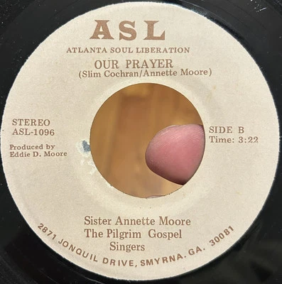 RARE Unknown Sweet Soul Gospel Funk 45 PILGRIM GOSPEL SINGERS Praise Him ASL EX* - Image 1 of 4