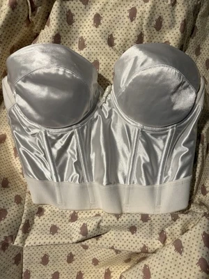 Top corsé blanco vintage 36C Foto 1 de 4