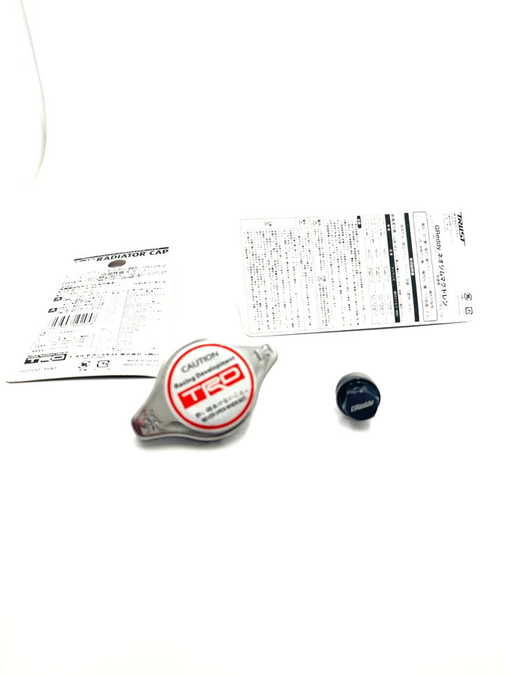 TRD Type A Radiator cap with Neodymium magnetic M14x 1.5 Oil drain plug set - Image 1 of 1