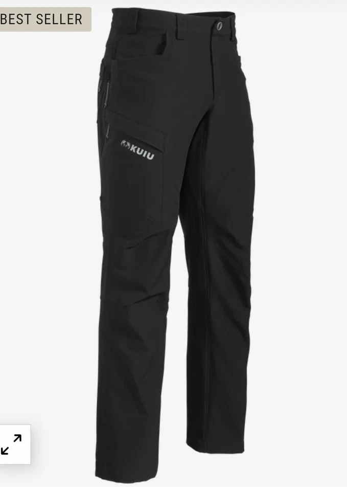 KUIU Pants Men's 30 Attack Pant Black Hunting PrimeFlex Stretch 31x34 - Image 1 of 1